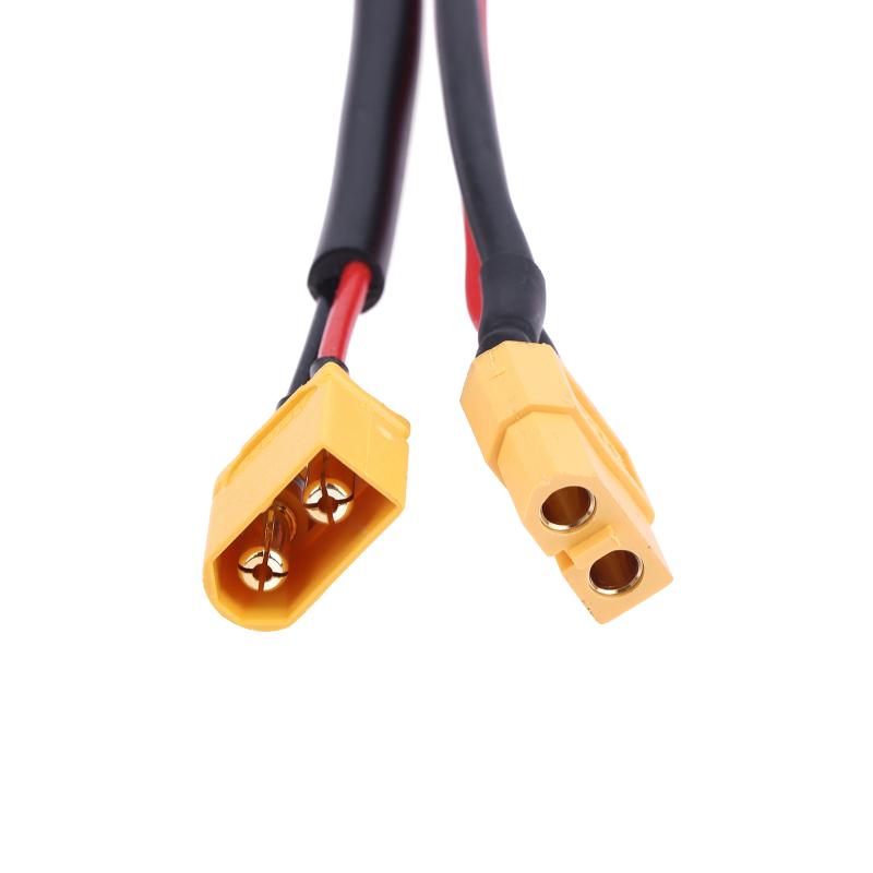Xt60 Male To Bullet Terminal Conversion Cable Electric Bike Scooter Motor Female Battery Extension Cable 28Cm Ebike Accessories