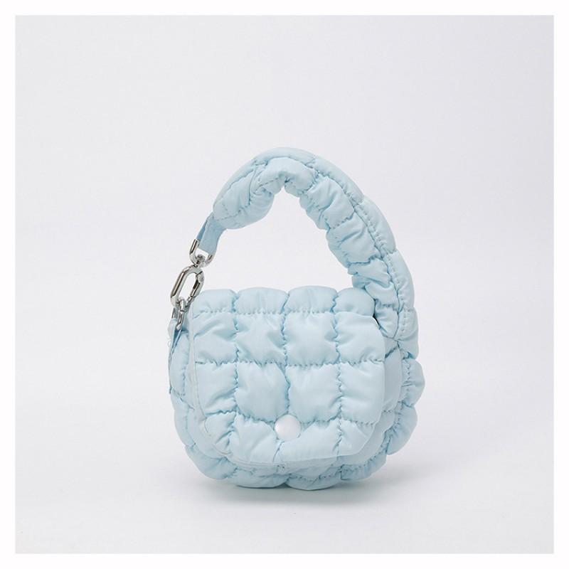 Fashionable New Style Pleated Cloud Bag Mini Change Purse Decorative Korean Storage Portable Decoration All-match Small