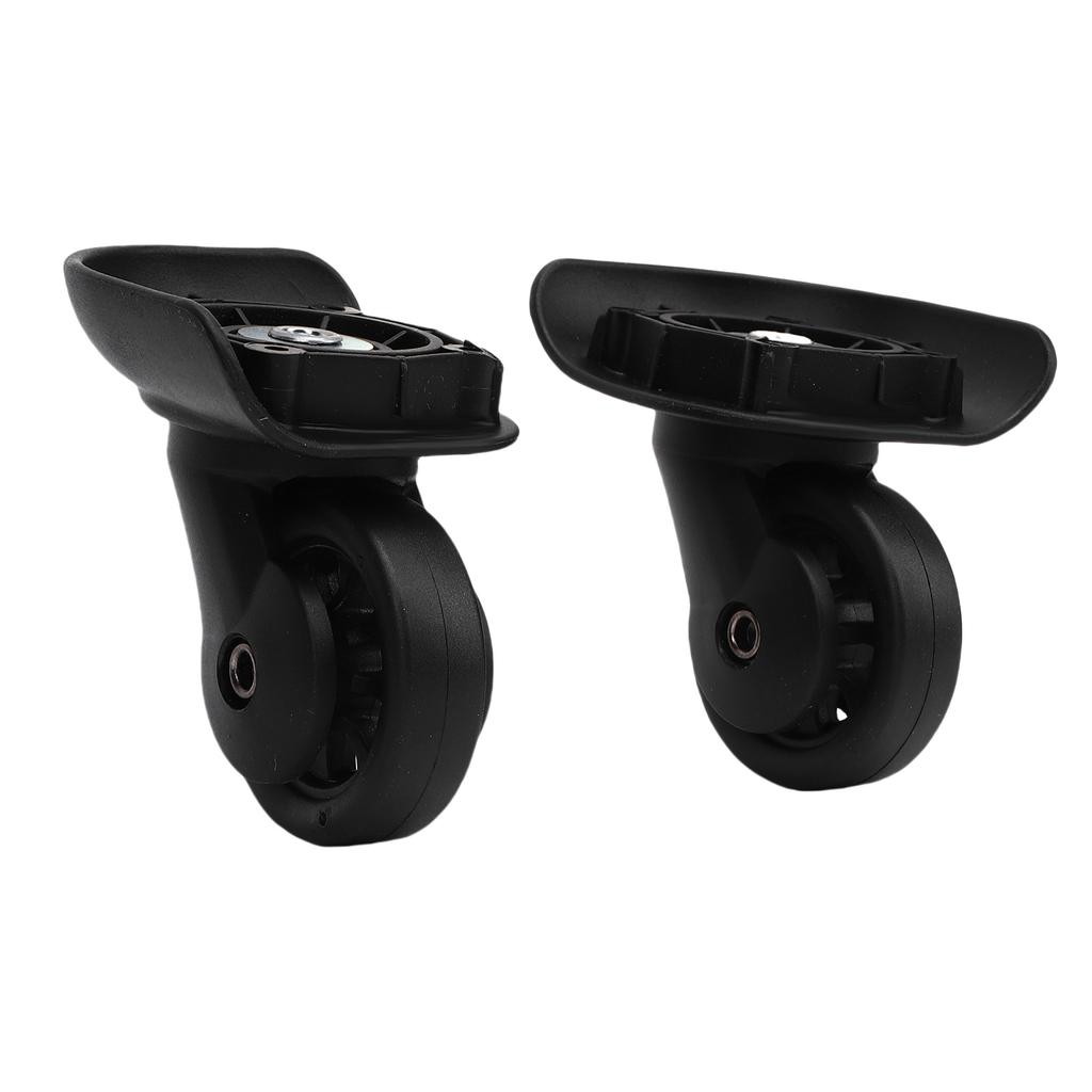 1 Pair Luggage Suitcase Wheels Universal Silent Wearproof Trunk Luggage Casters Spare Part Replacement
