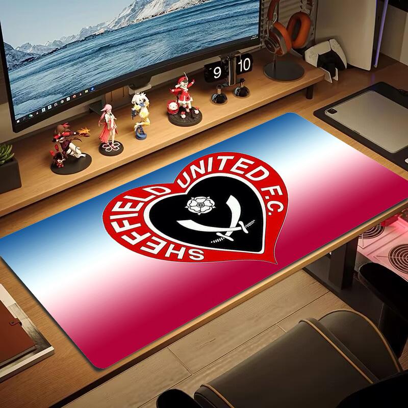 Sheffield United Print Cushion Non-slip Laptop Tablet Big Mousepad XXL Mat Mini PC Playmat With Lock Edge