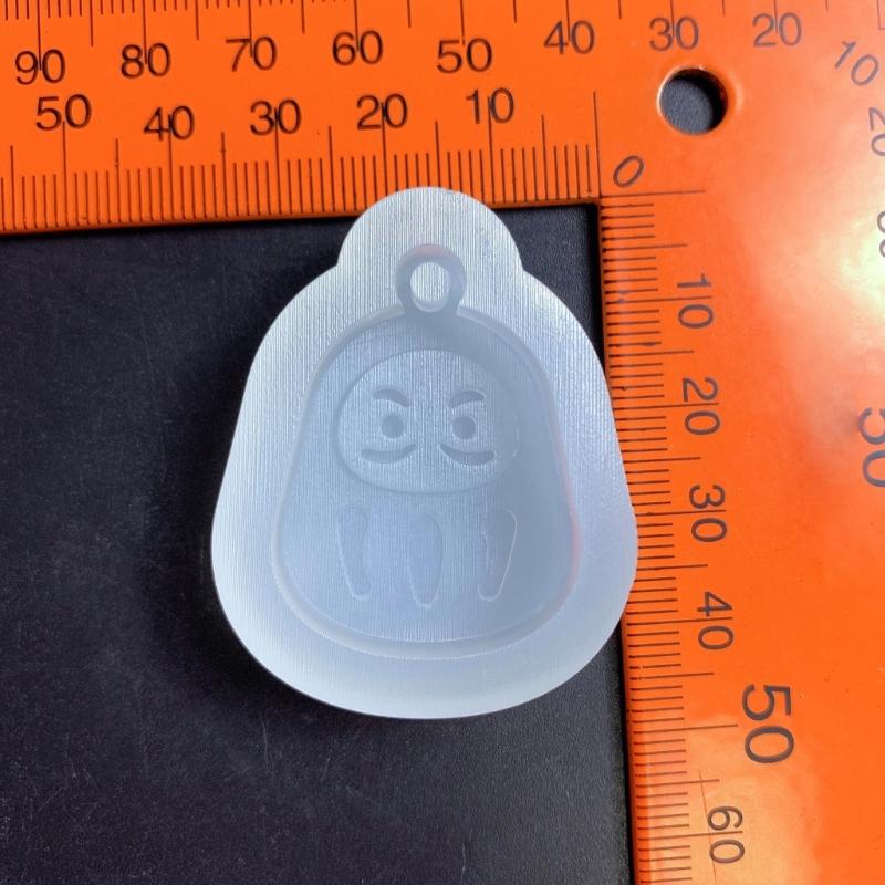 Schlüsselanhänger Silikonform Anhänger s Form Dharma Epoxidharz Gussformen für Handwerk Schmuckherstellung Heimdekoration