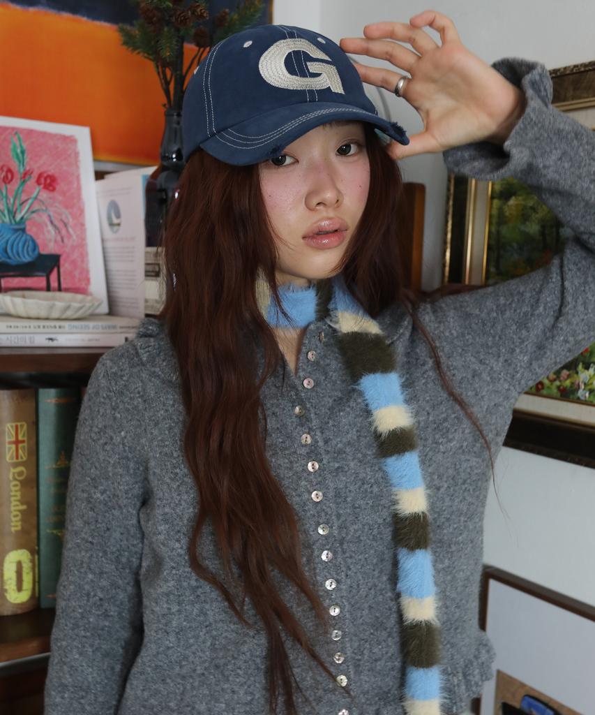 IUGAMAKARAS G Needlework Ball Cap (Navy)