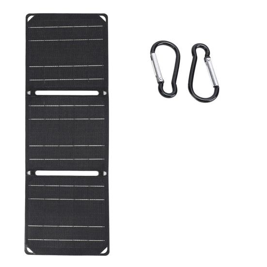 

Зарядное устройство для солнечных панелей. Высокая скорость преобразования. Защита от короткого замыкания IP65. Водонепроницаемый складной дизайн. Портативное зарядное устройство для телефона. Солнечная панель. 30 чёрный