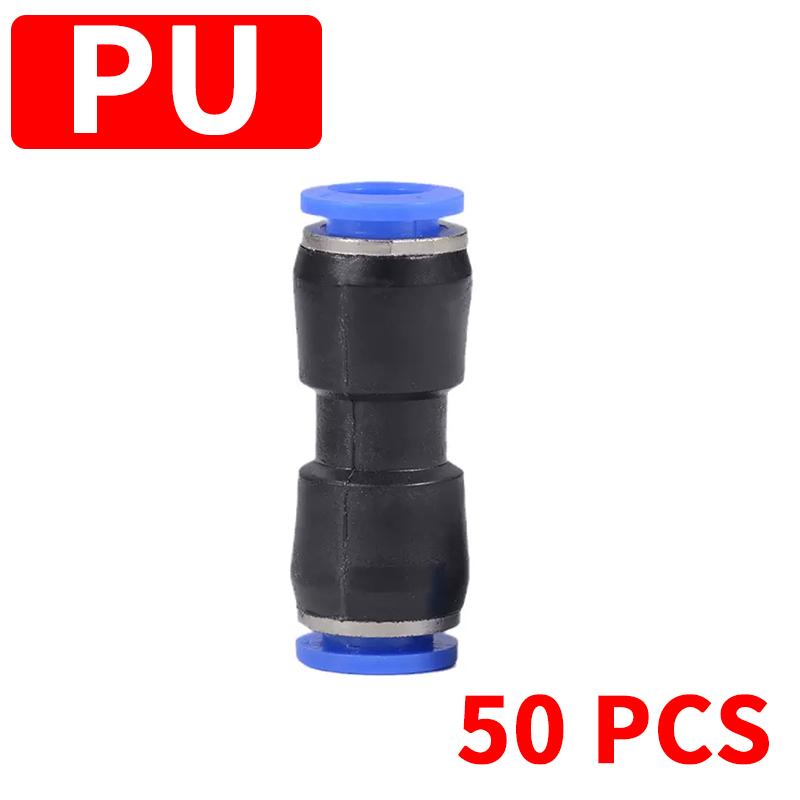 Pneumatic Fittings Pipe Connectors Quick Release Connector PU PY PK PE PV SA Air Tube 4mm 6mm 8mm 10mm Push In Hose Couping