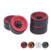 4PCS RC Beadlock Wheel Rim Set 1.9 Inch Aluminum Alloy 1/10 RC Car Wheel Hub for Axial SCX10 I II II