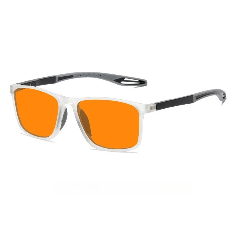 TR90 Night Vision Goggles for Men Ultralight Sports Anti Blue Light Eyewear Outdoor Travel Sunglasses Car Driving Glasses