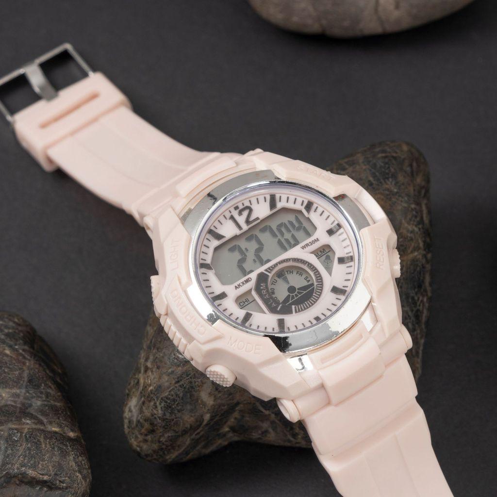 Kids Digital Sport Watch With Waterresistant Pvc Strap For Children And Teens