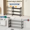 Sturdy Expandable Shoe Shelf With Folding Feature Great For Small Spaces And Apartment Use