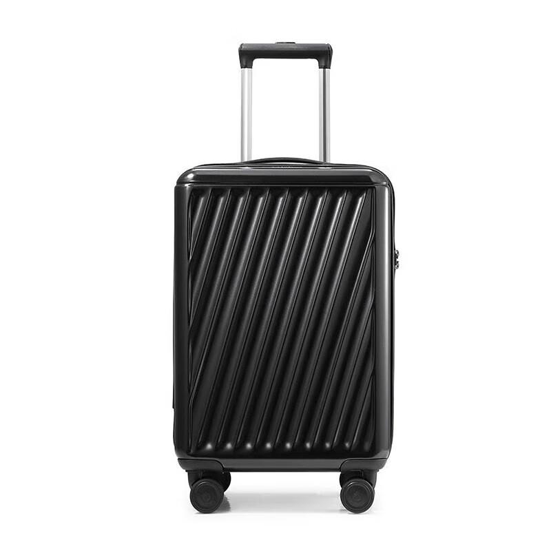 Diplomat HM-61082 20-inch Obsidian Black Hardside Luggage