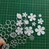 Floral Die Cuts Petal Embossing Cutting Dies Templates for Kid Birthday Card Making DIY Scrapbooking Album Paper Crafts