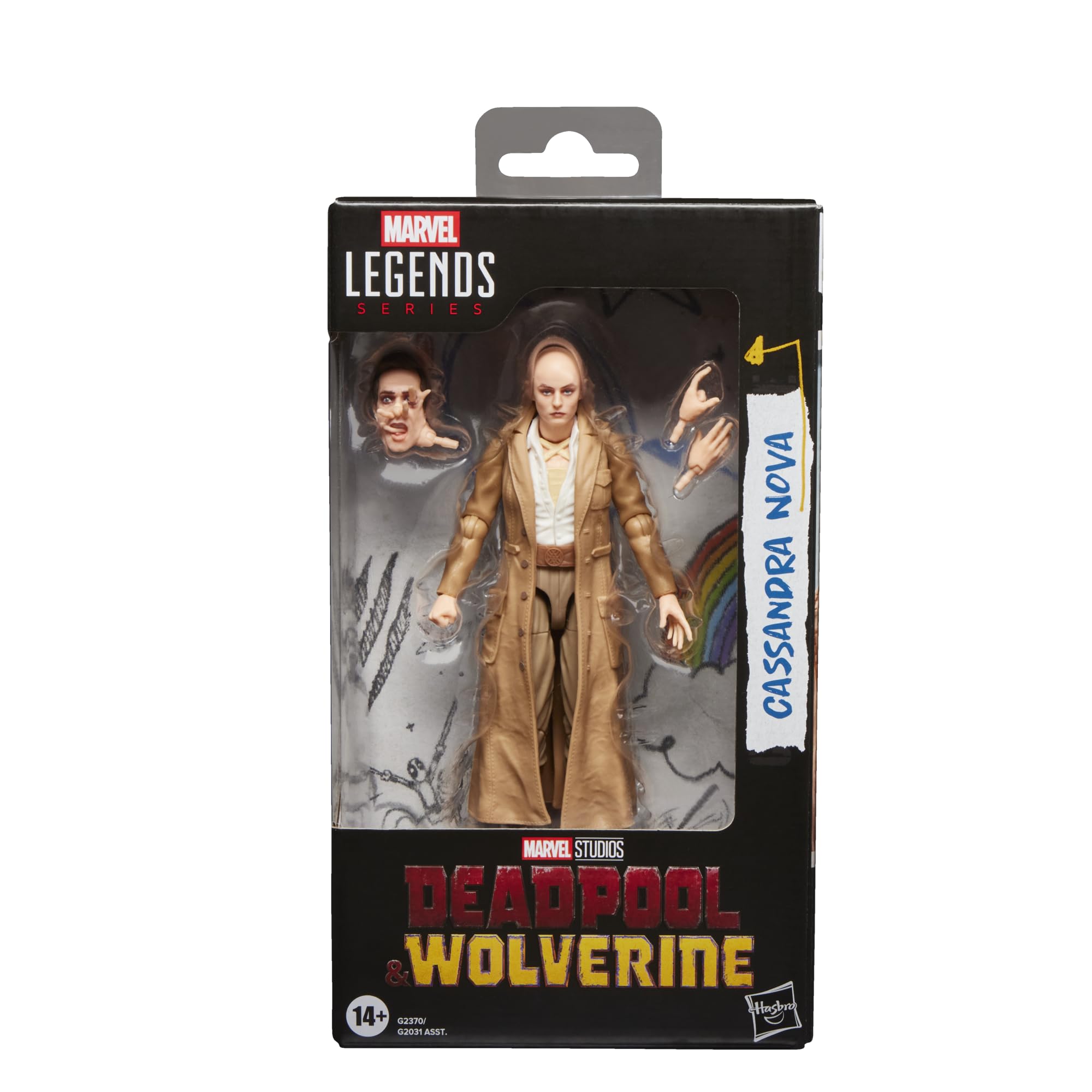 Hasbro Marvel Legends Series Cassandra Nova Action Figure 15cm Deadpool Wolverine Collection G2370 Authentic Product