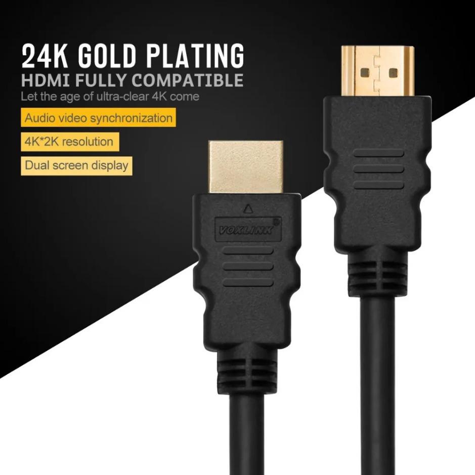 HDMI-Compatible Cable Video Cables Gold Plated 1.4 4K 1080P 3D Cable for HDTV Splitter Switcher HDMI To HDMI Cable