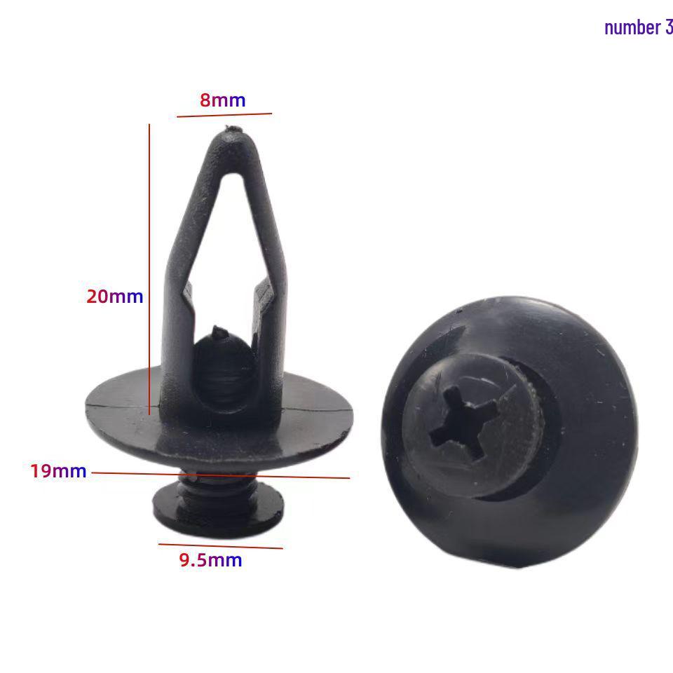 

Комплект заклепок для крепления бампера и крышки радиатора