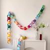 300PCS/Set 25*4cm DIY Paper Chains Mixed Color Party Decorative Chains  Party Supplies