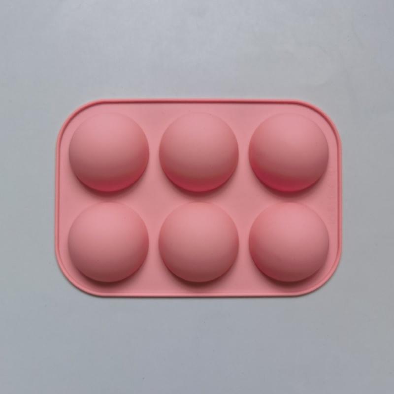 Halbkugel-Silikonform zum Backen, 3D-Backformen, Schokoladen-Halbkugel-Kugelform, Cupcake-Pfanne, Kuchen, DIY, Muffin-Küchenwerkzeug