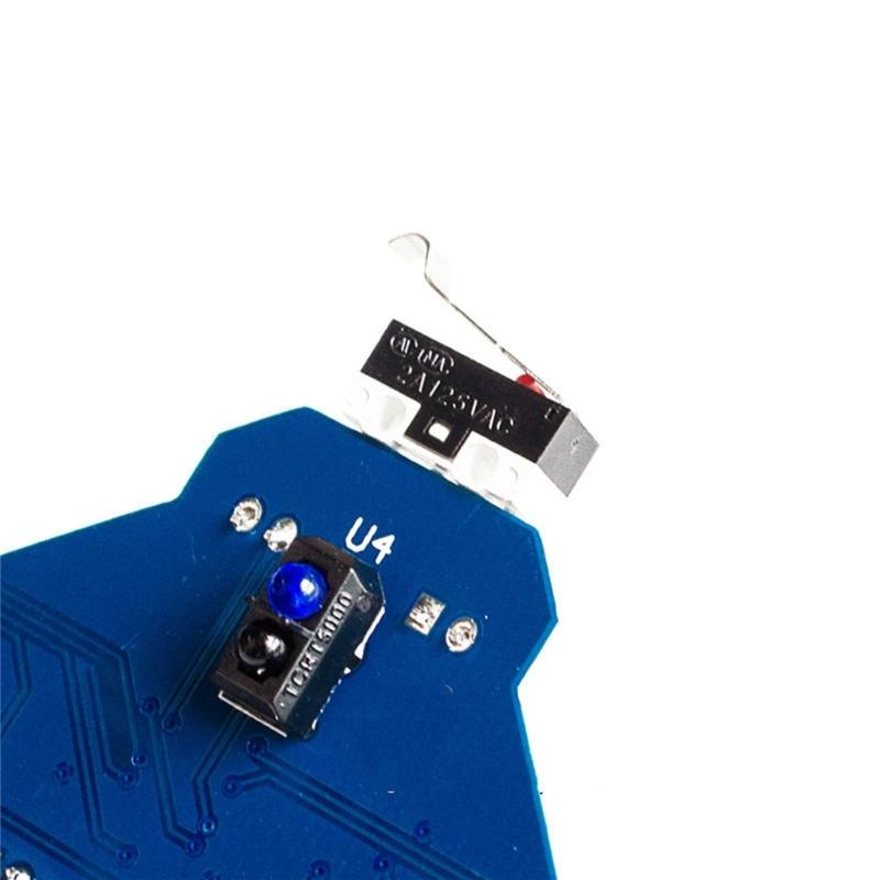 Multiple Sensorings Line Follower Module for DIY Robotics Projects with Real Time Pathes Detection