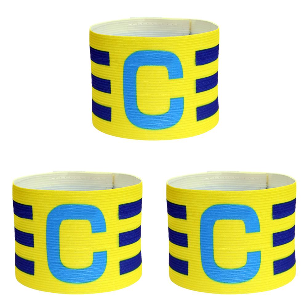 Football Captain Armband Adjustable Leader Competition Armband with Touch Fastener Brazalete Capitan Band for Football Captain
