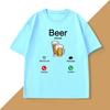 Beer Is Calling Design Tshirt Stylish Trendy Tee Shirt Funny Cotton Short Sleeve Graphic T Shirts Unisexs WOMEN Designer Clothing