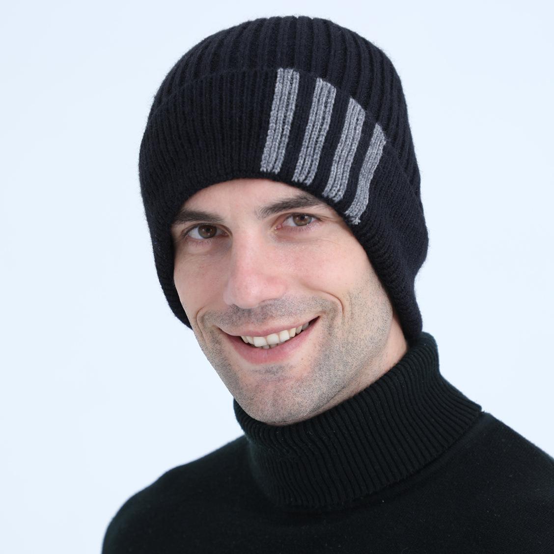 Модный мужской новый плюс флисовый вязаный пуловер — фото 4