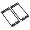2Pcs Pickup Mounting Rings Flat Electric Guitar Pickups Frame Mounting Rings Kit