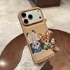 Seated Fox Case for Apple IPhone 17 Pro Max 16/15 Pro Cartoon 14/13/12/11 Leather X Soft Case
