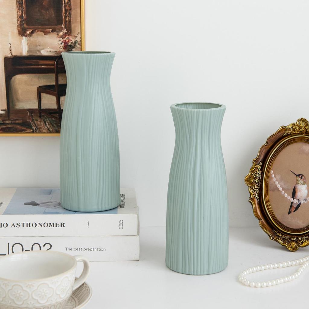 Elegancki Minimalistyczny Wazon Plastikowy w Stylu Ins do Kreatywnego Wystroju Domu
