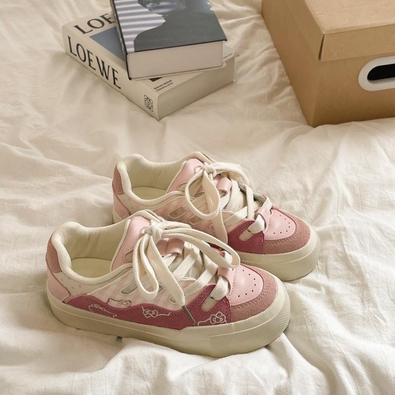 

Lulu Egg Универсальная нишевая обувь Популярные кеды Женские 2025 Новые белые туфли на платформе Повседневные туфли-батончики 40