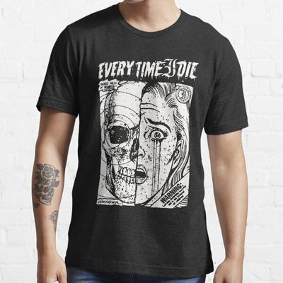 NWT Every Time I Die Skull And Human Face Scary Shipping From USA Unisex T-shirt