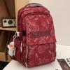 Schoolbags College Students Girls High School Students Boys Large Capacity Printed Backpack Junior High School Students Backpacks