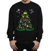 Elf Herren Weihnachtsbaum Sweatshirt