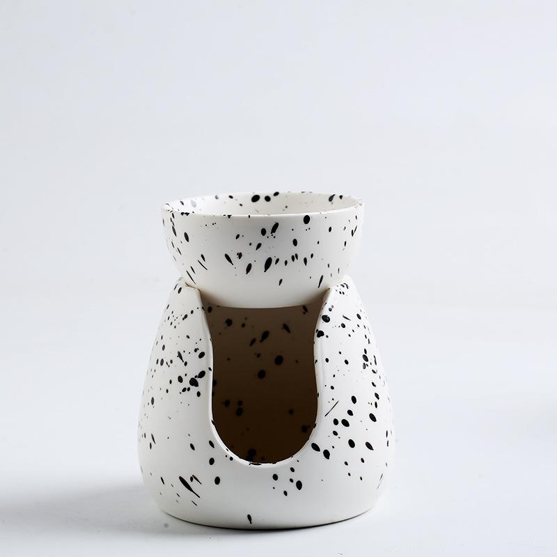 

Creative Nordic Ceramic Essential Oil Furnace Split Aromatherapy Furnace Candle Fragrance Furnace Home Craft Ornament