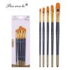 Set di 6 pennelli per pittura in nylon cross-border con gesso ad acqua e materiali artistici fai da te