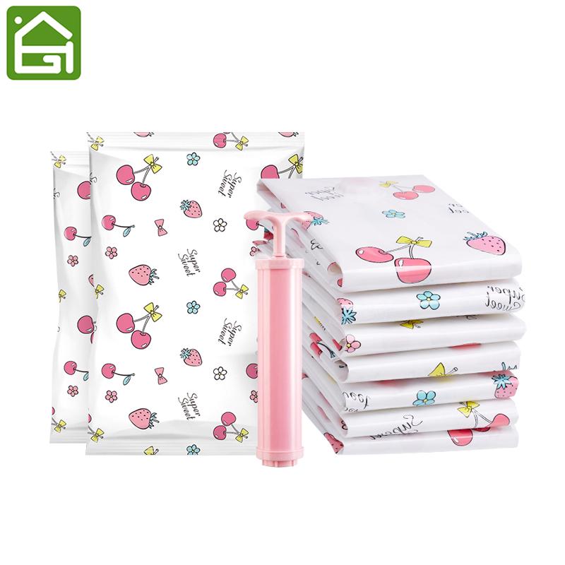 Buy 11PCS Vacuum Bags Clothes Quilt Wardrobe Foldable Vacuum Space