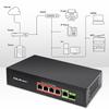 Ethernet PoE SWITCH 4x RJ45 PoE 1x RJ45Upli
