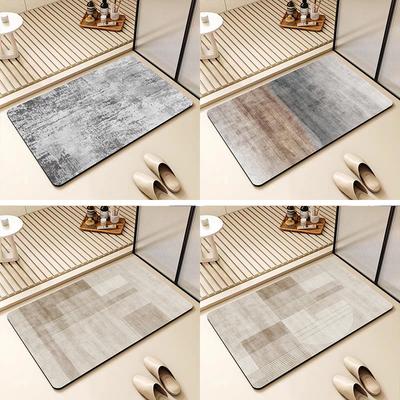 Diatom Mud Floor Mat Wasabi Wind Bathroom Anti-slip Mat Bathroom Door Absorbent Mat