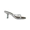 Cold Feeling! Silver Toe High Heel Sandals Women's Round Head Stiletto Shoes Children