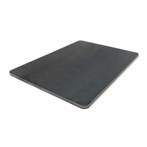 Rounded Corner Steel Plate B6, 4.5mm Thick, B6 Size (182mm x 128mm) PL-B6-4.5