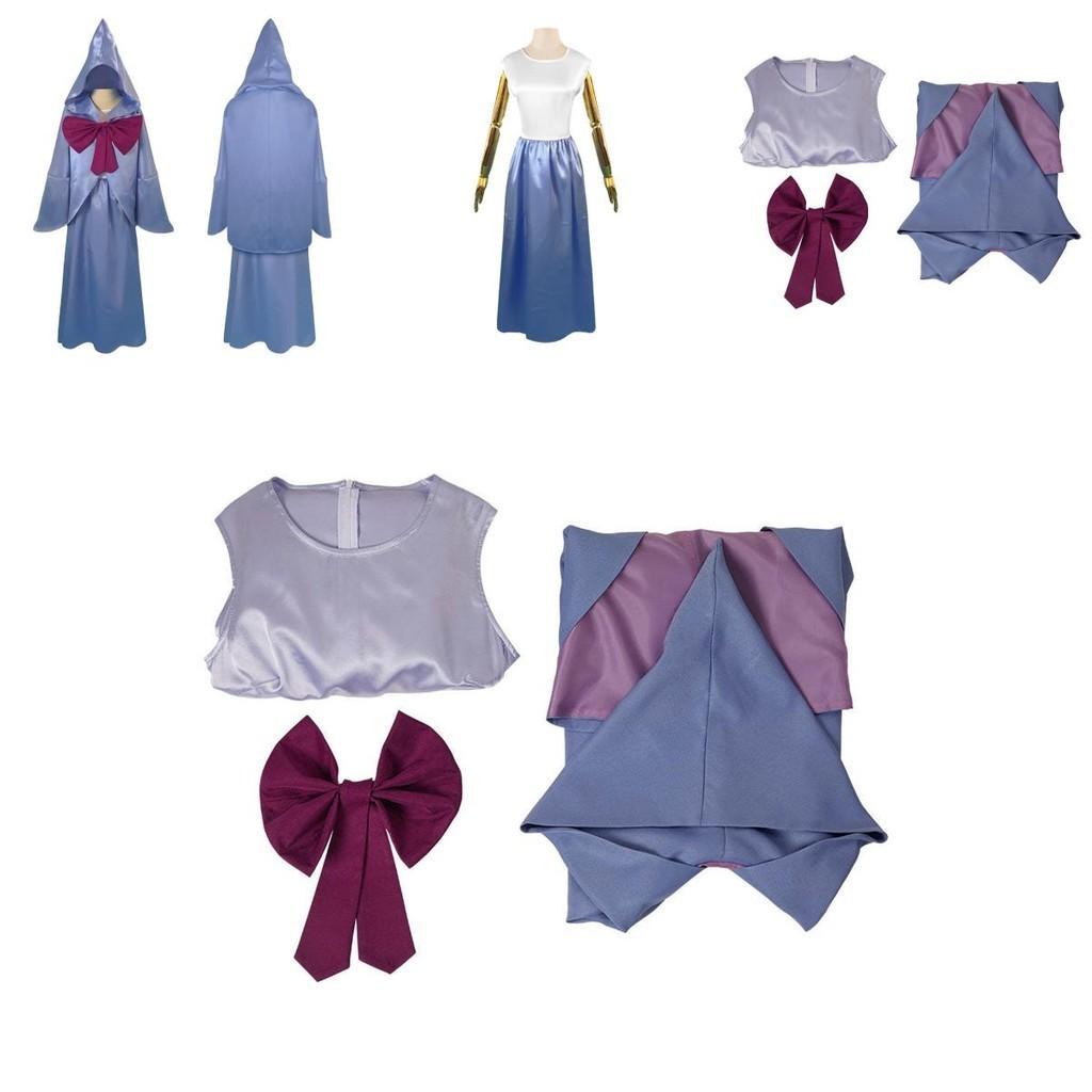 Cinderella Cosplay Costume For Women Fairy Godmother Inspired Outfit For Halloween And Stage Performances Stock)