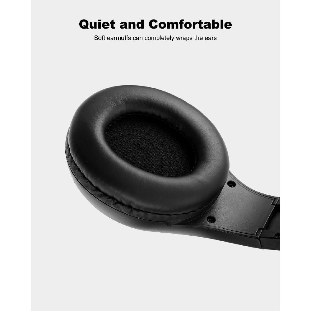 Tragbarer persönlicher FM-Radio-Kopfhörer mit bestem Empfang, Walkman kabelloses Headset FM-Radio Ohrenschützer zum Gehen, Joggen