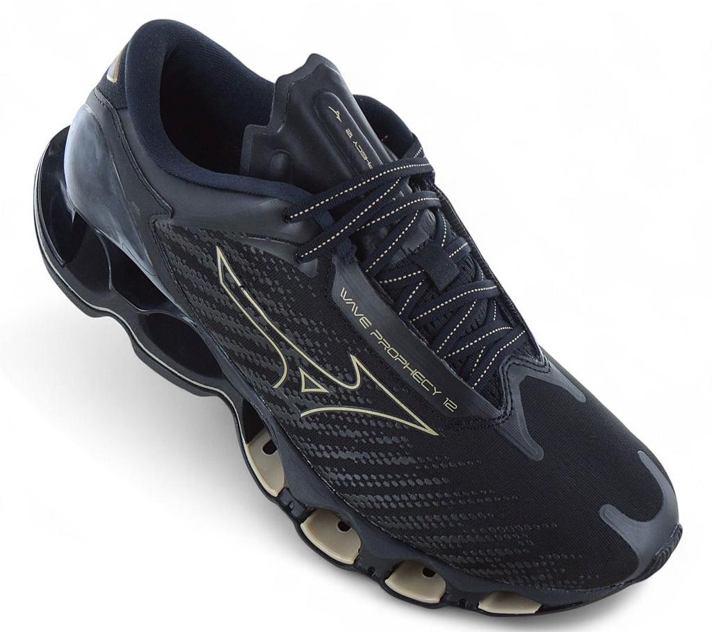 Mizuno WAVE PROPHECY 12 - Herren Sneakers Laufschuhe Schwarz J1GC238333 ORIGINAL