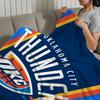 Cool Blanket Soft Comfortable Nap Plush Suitable For Iiving Room Office Bedroom O-Oklahoma Sports City T-Thunder  Home Kid Gift