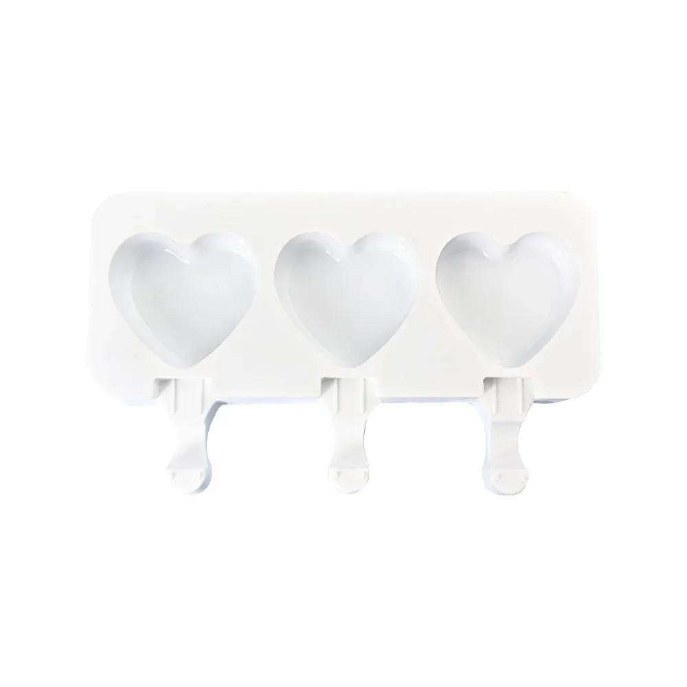 3-piece And 4-piece Ice Cream Molds DIY Food-grade Silicone Jelly Popsicle Cheese Stick And Ice Cream Bar Molds