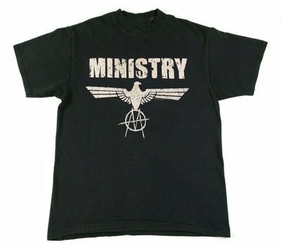Ministry Band Basic Logo T Shirt Full Size S-5XL Unisex T-Shirt