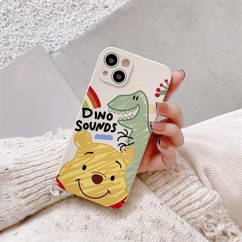 Zitai Graffiti Winnie the Pooh Liquid Silicone iPhone Case