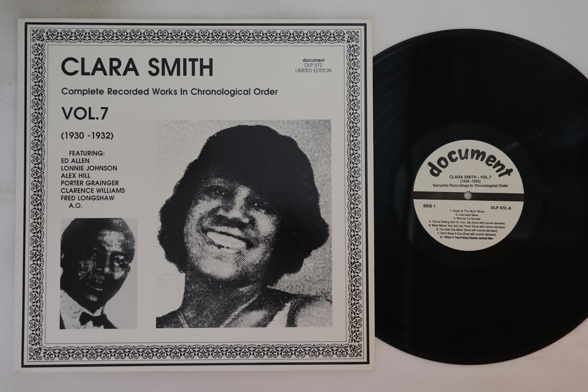 

LP Record CLARA SMITH Vol. 7 19301932 DLP572 DOCUMENT 1989 Austria Blues Used