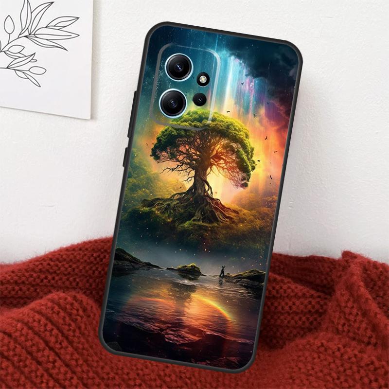 Capa Árvore da Vida Galáxia Espacial Estrelas Para Xiaomi Redmi Note 14 13 12 11 10 15 Pro Plus Capa Para Redmi 15 15C 10C 12C 13C 14C