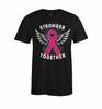 S4E Men's Stronger Together T-Shirt Breast Cancer Pink Ribbon Shirts