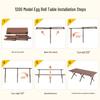 Glacier Age Carbon Steel Roll-up Camping Table & Kermit Chair Set