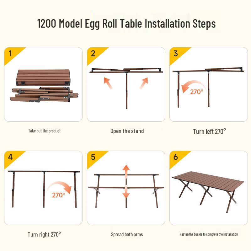 Glacier Age Carbon Steel Roll-up Camping Table & Kermit Chair Set