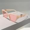 Cat Eye Sunglasses Women Fashion Vintage Candy Color Rim Decor Shades Trendy Outdoor Brand Design Gradient Sun Glasses